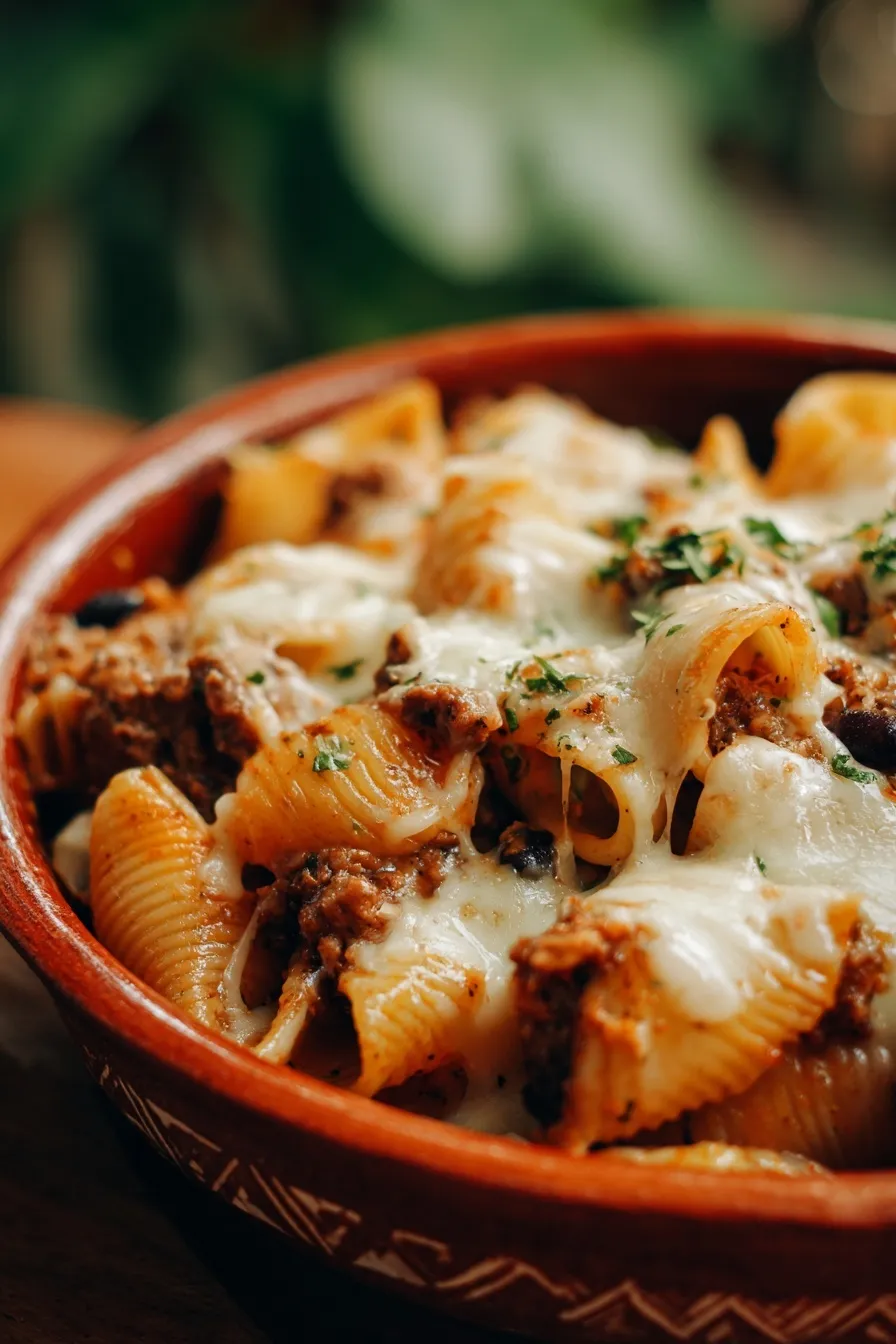 Cheesy taco pasta