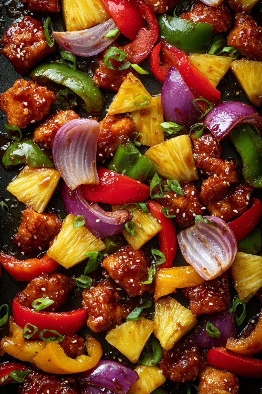 Hawaiian Chicken Sheet Pan