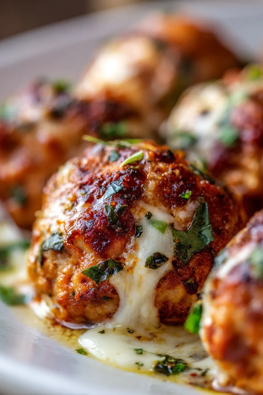 Garlic Parmesan Chicken Meatloaf
