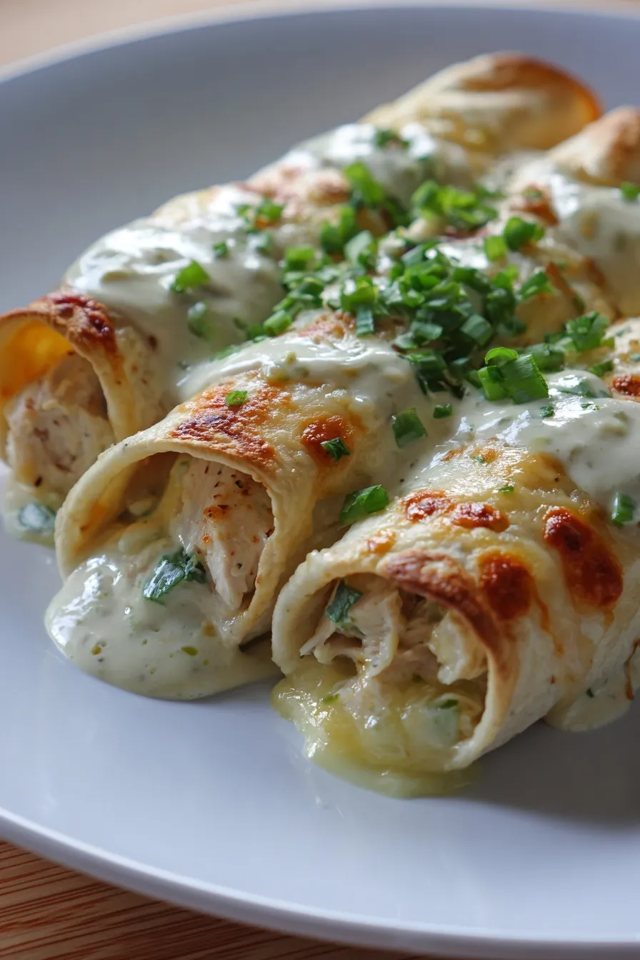 High Protein Chicken Enchiladas