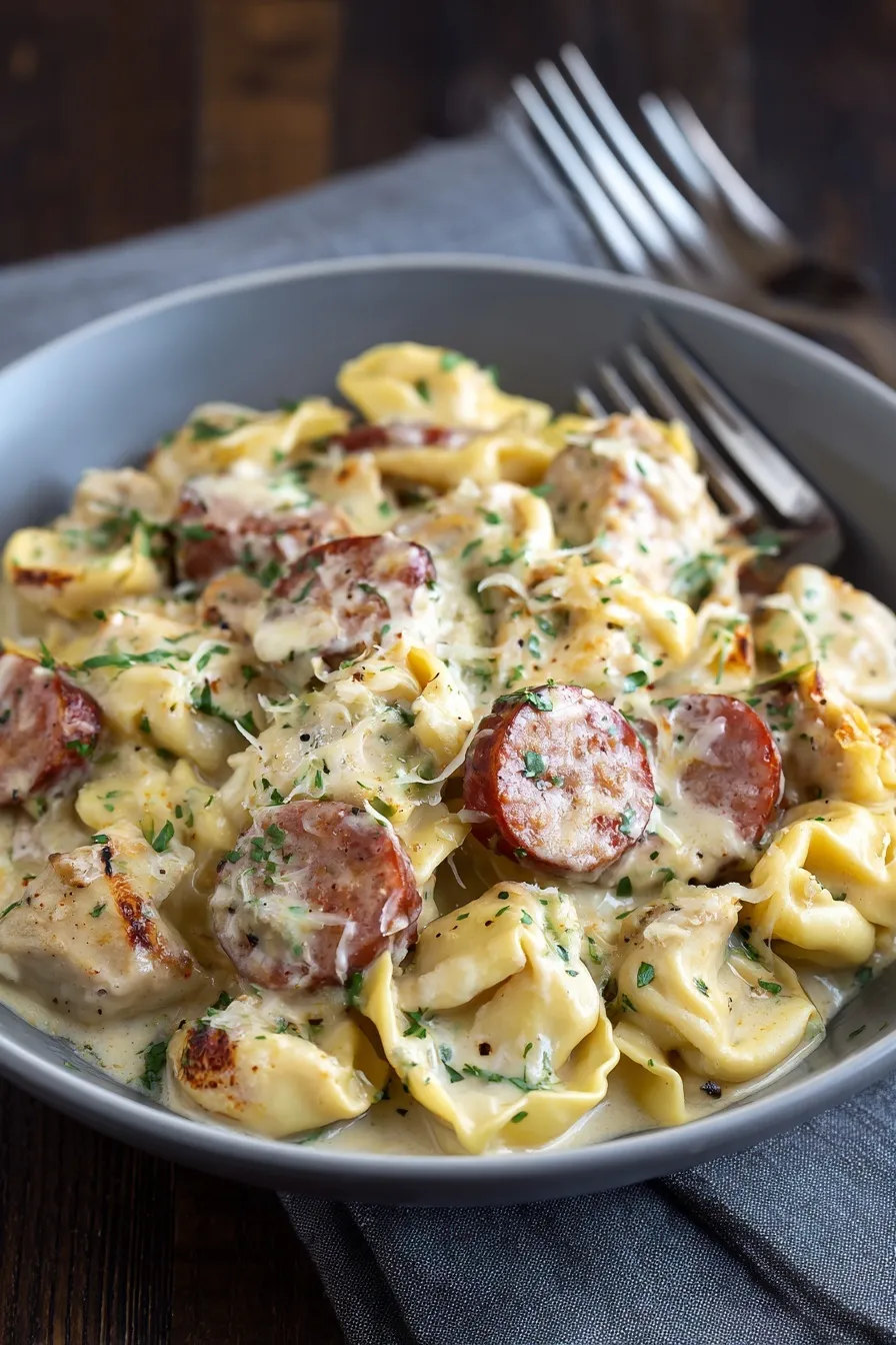 Crockpot pierogi casserole