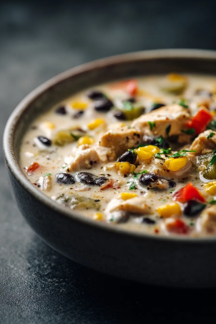 High Protein Creamy Taco Soup