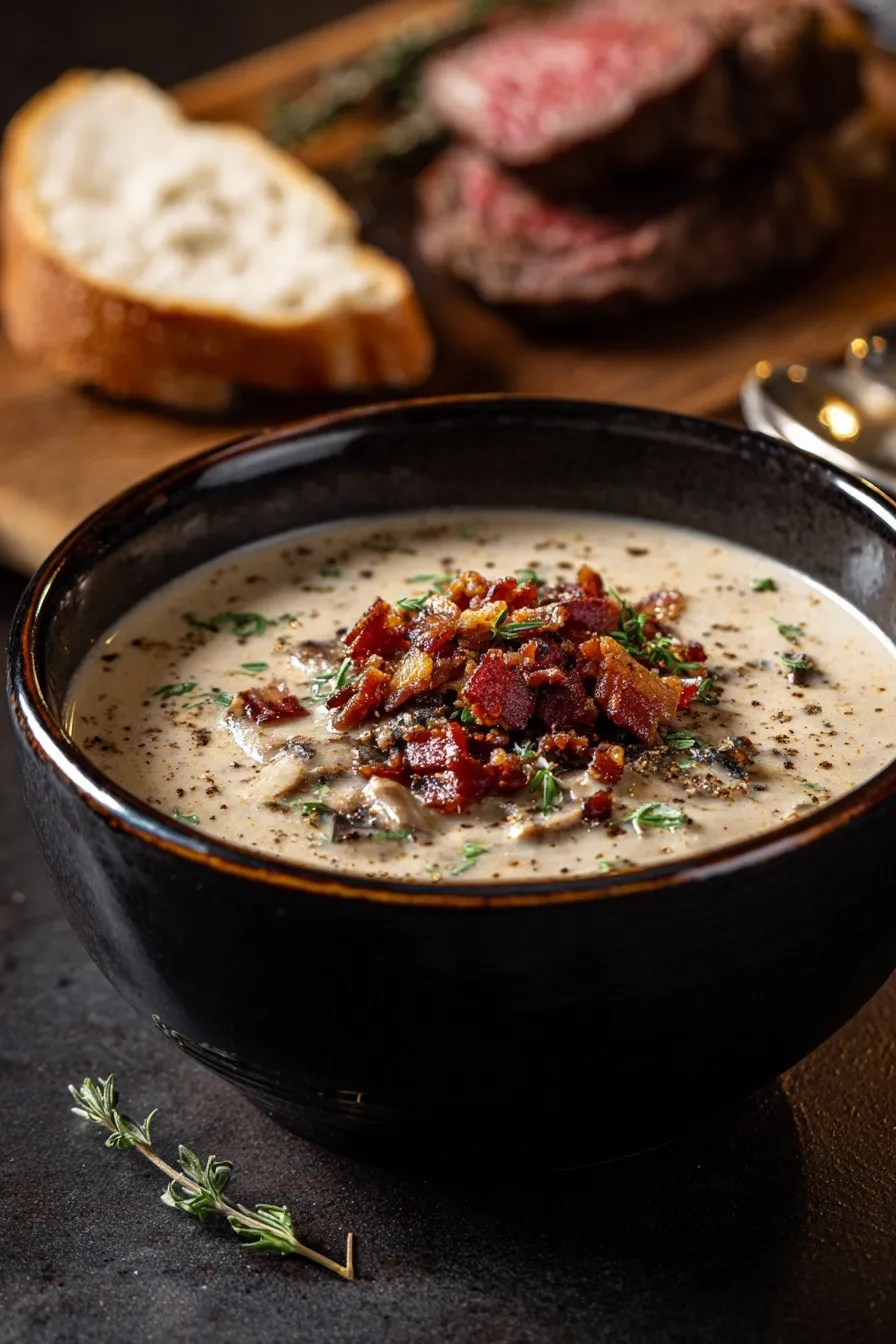 Philly Cheesesteak Soup