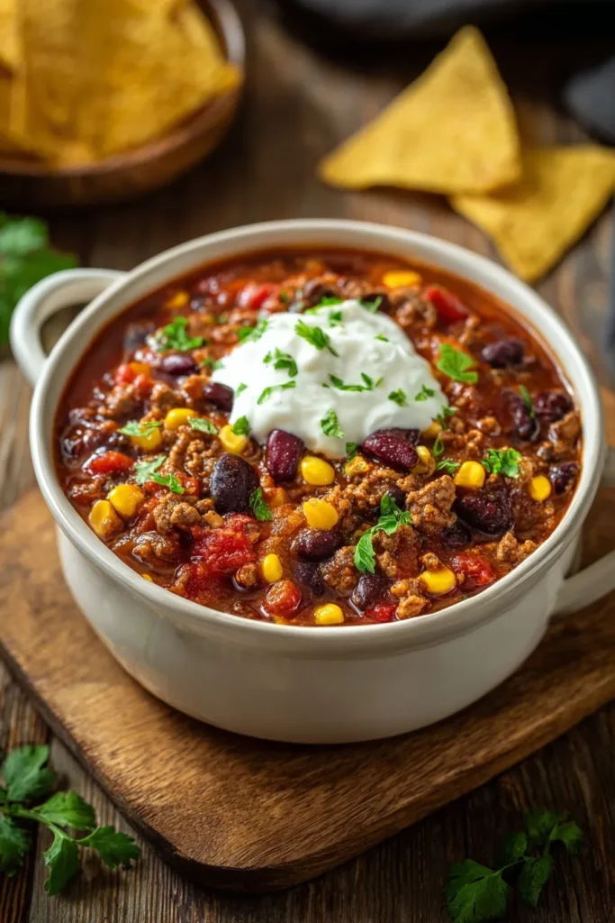slow cooker chili