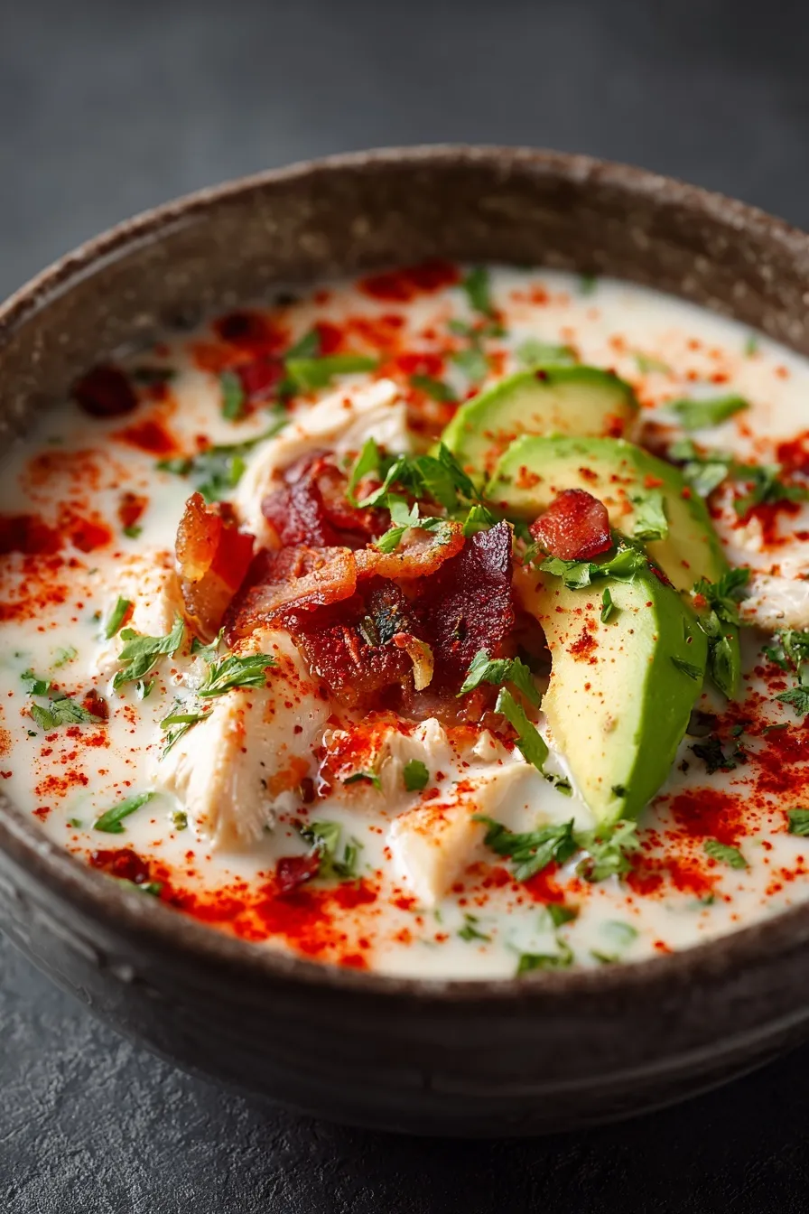 Creamy Chicken Enchilada Soup