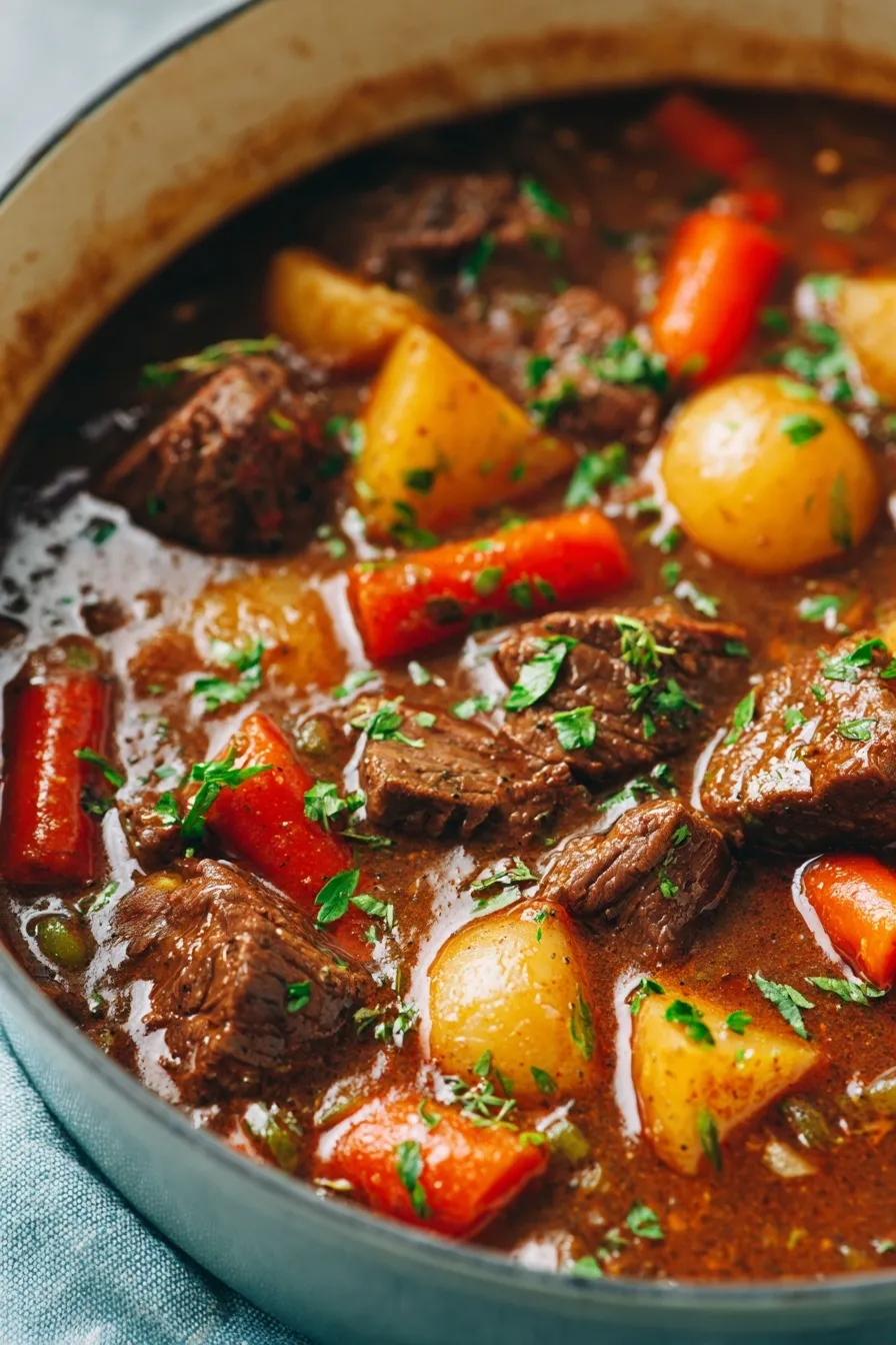 Slow cooker beef stew
