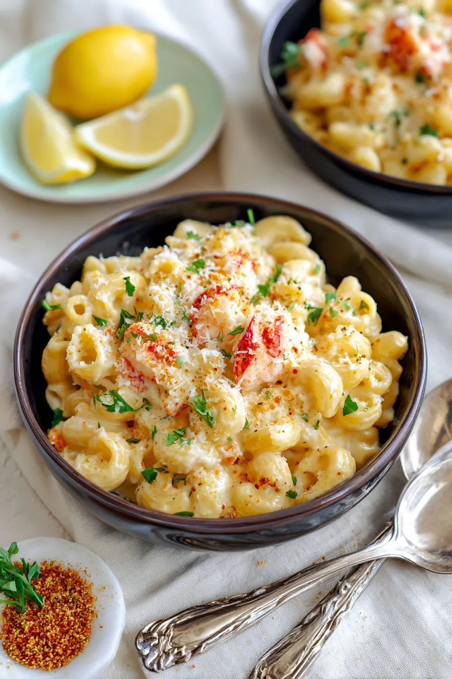 Lobster mac and cheese