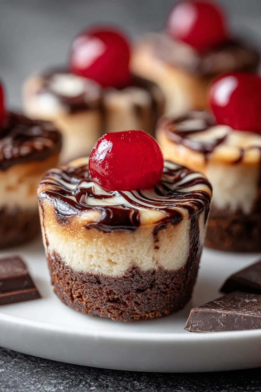 loaded brownie cheesecake cups