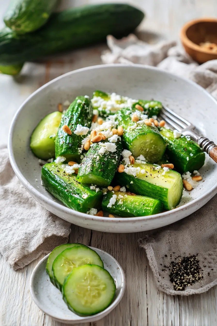 Cucumber Caesar Salad