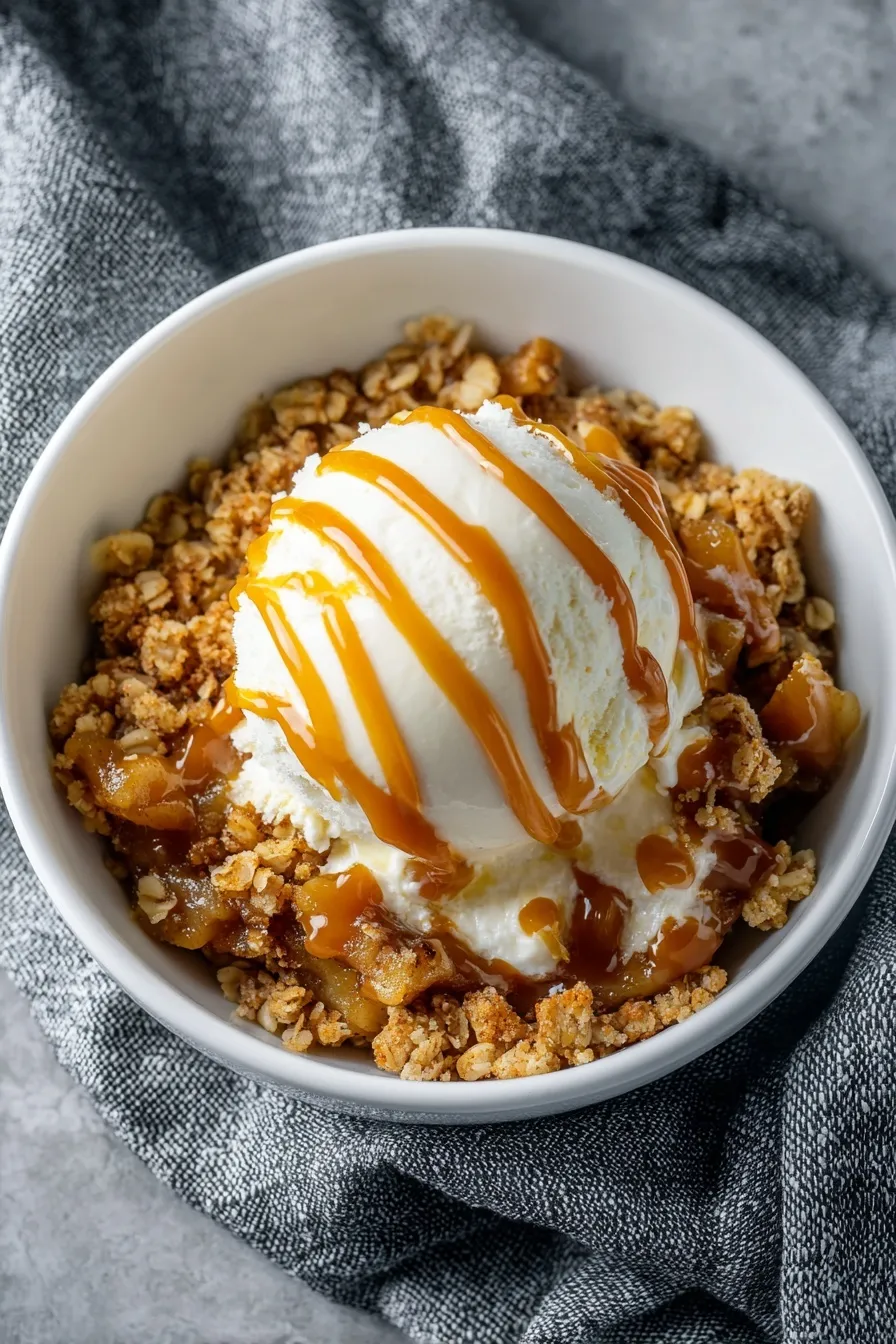 High Protein Apple Crisp