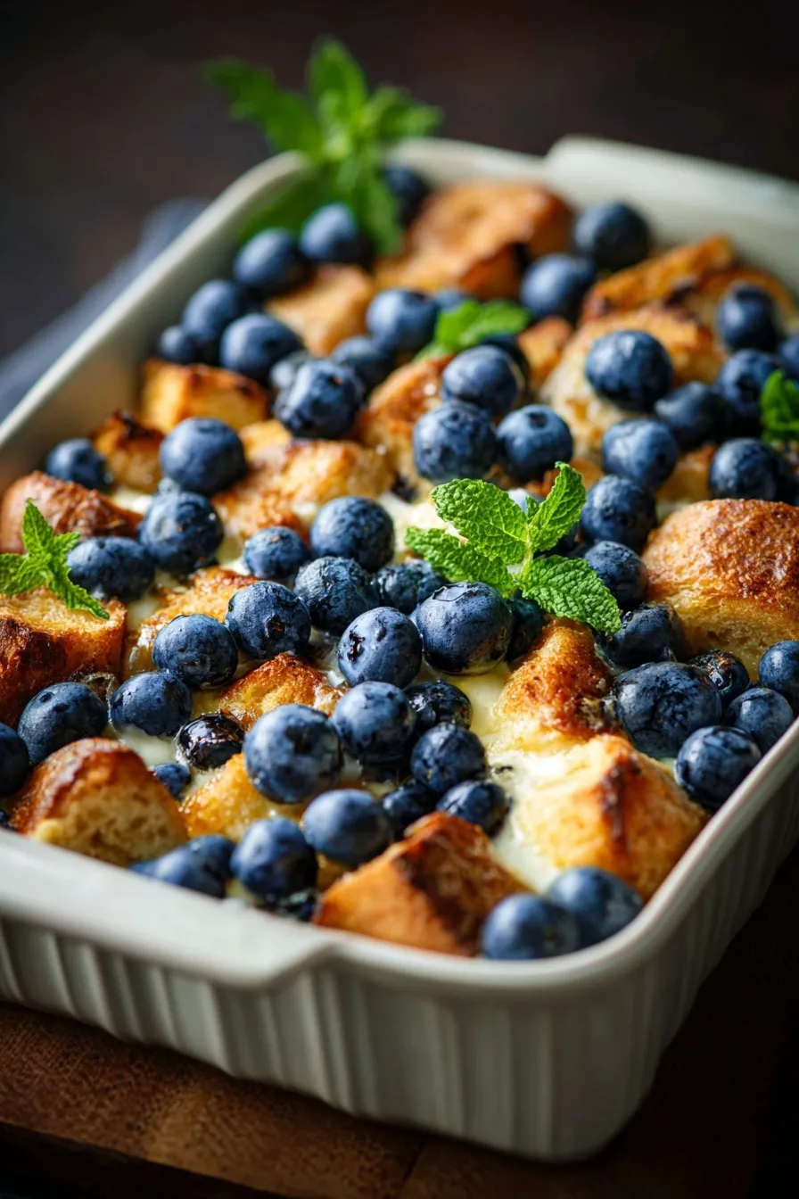 Blueberry French Toast Casserole