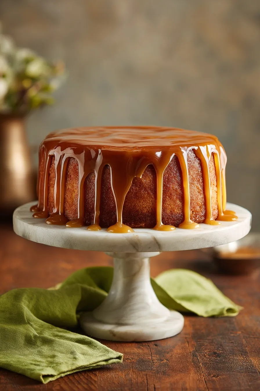 cinnamon sticky toffee pudding bundt cake