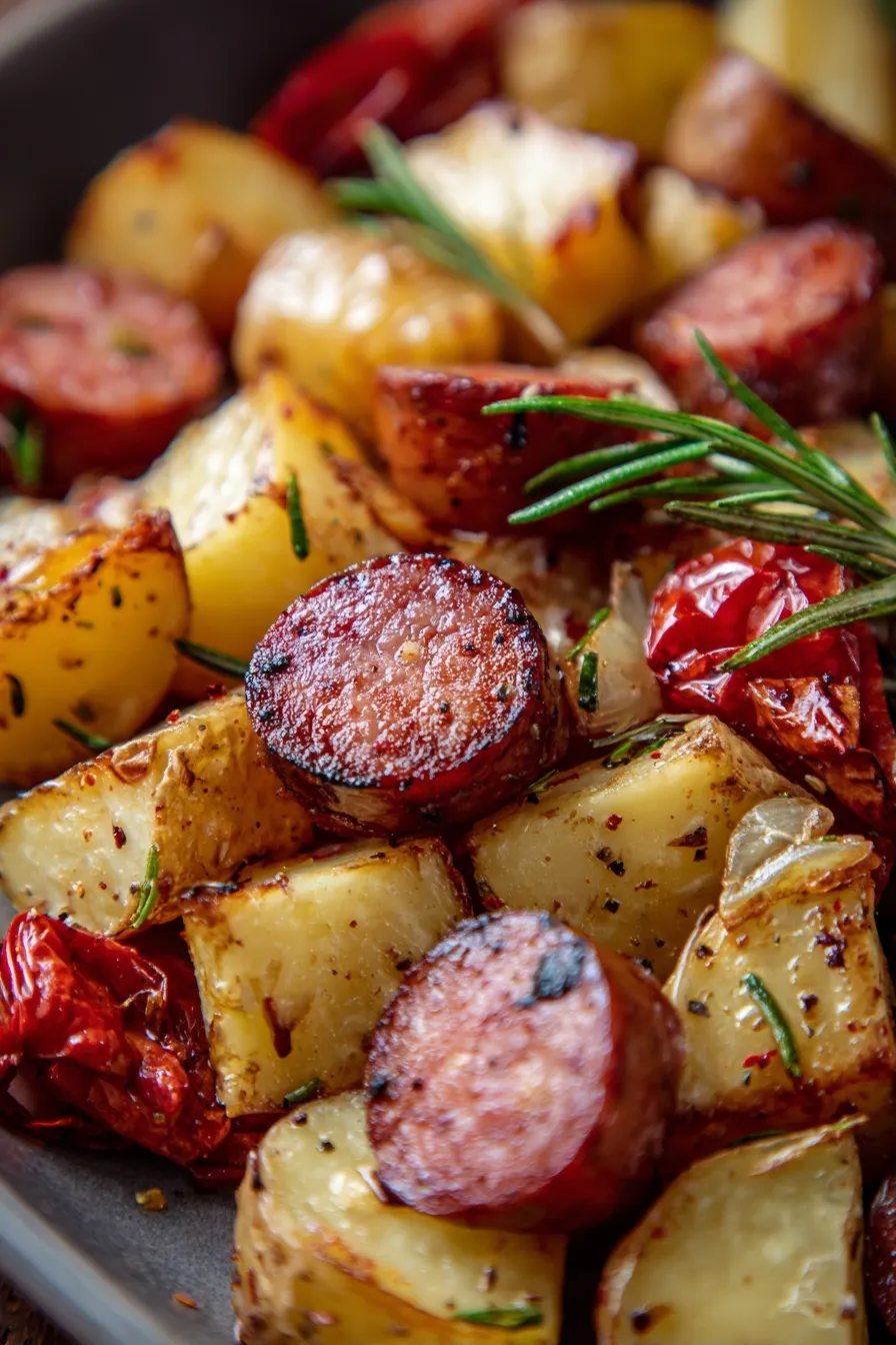 One pan kielbasa