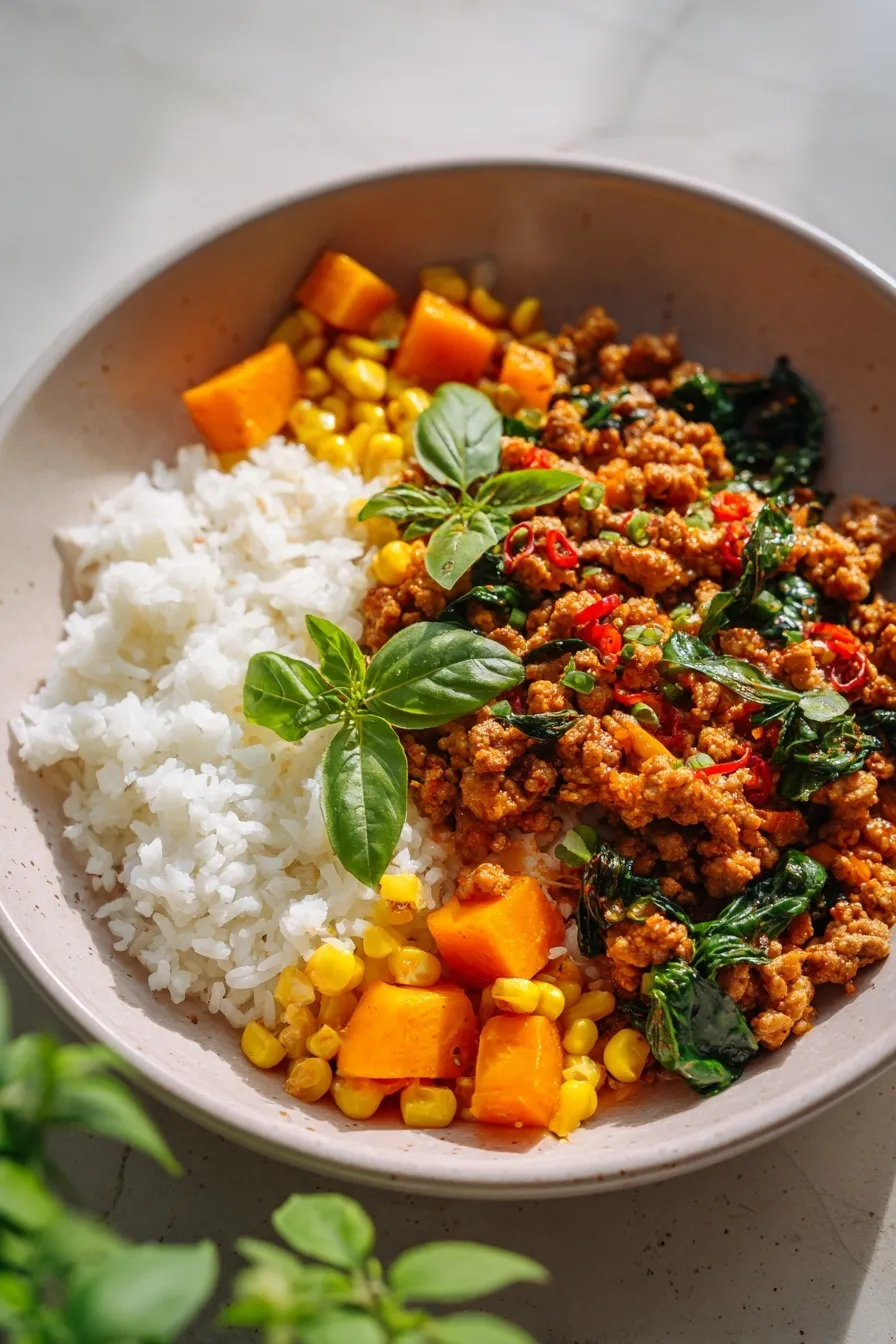 Roasted Butternut Squash Ground Turkey