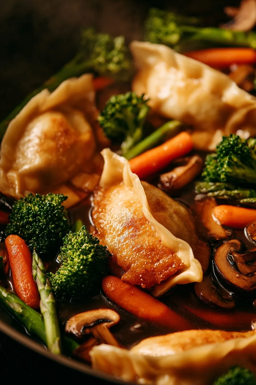 Crispy Potsticker Stir Fry