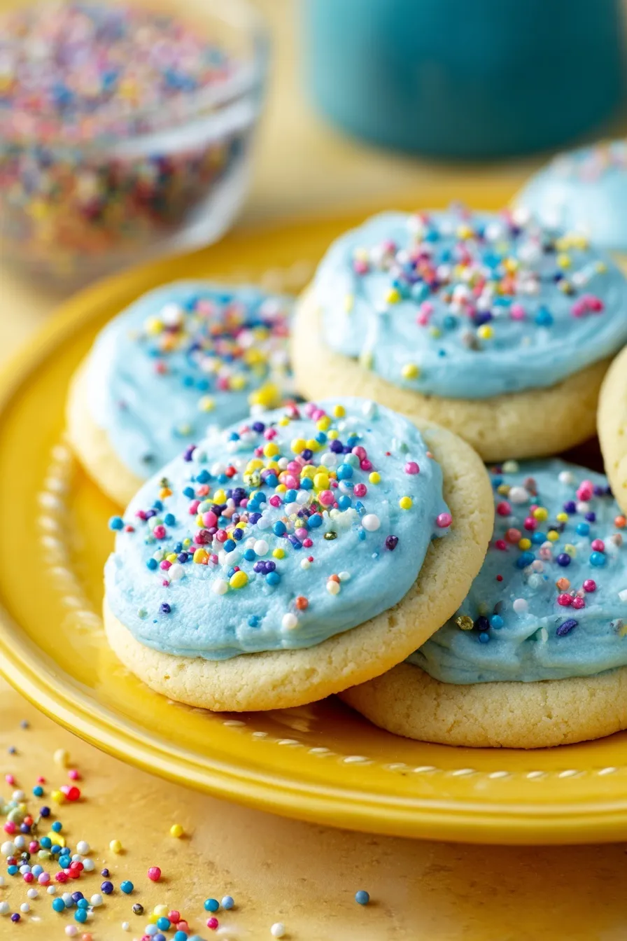 Blue Sugar Cookies