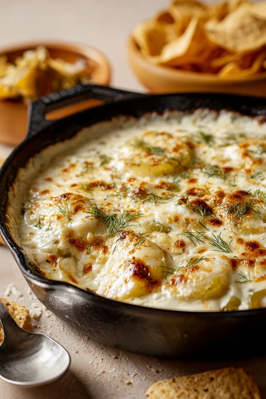 Baked Ranch Pickle Dip