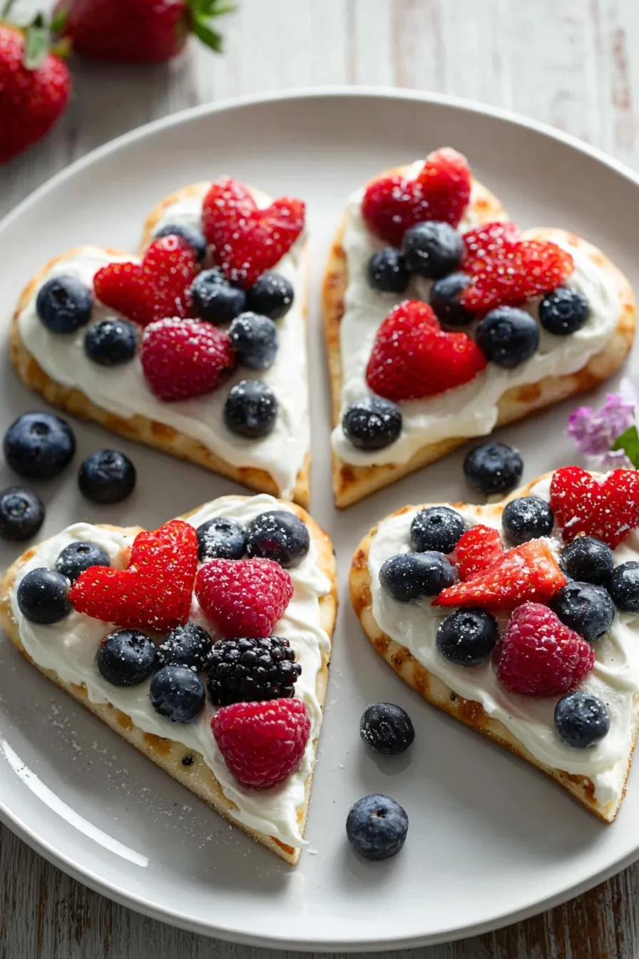 Valentine Fruit Pizza