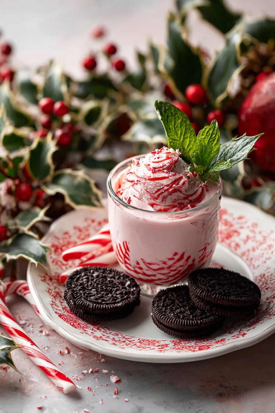 Peppermint Cheesecake Mousse