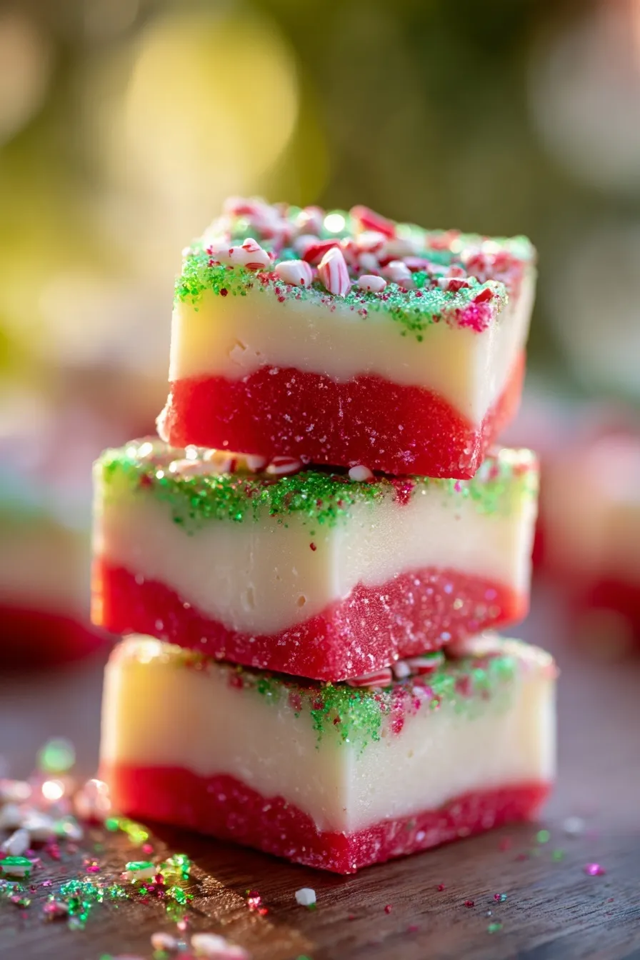 Christmas Cake Batter Fudge