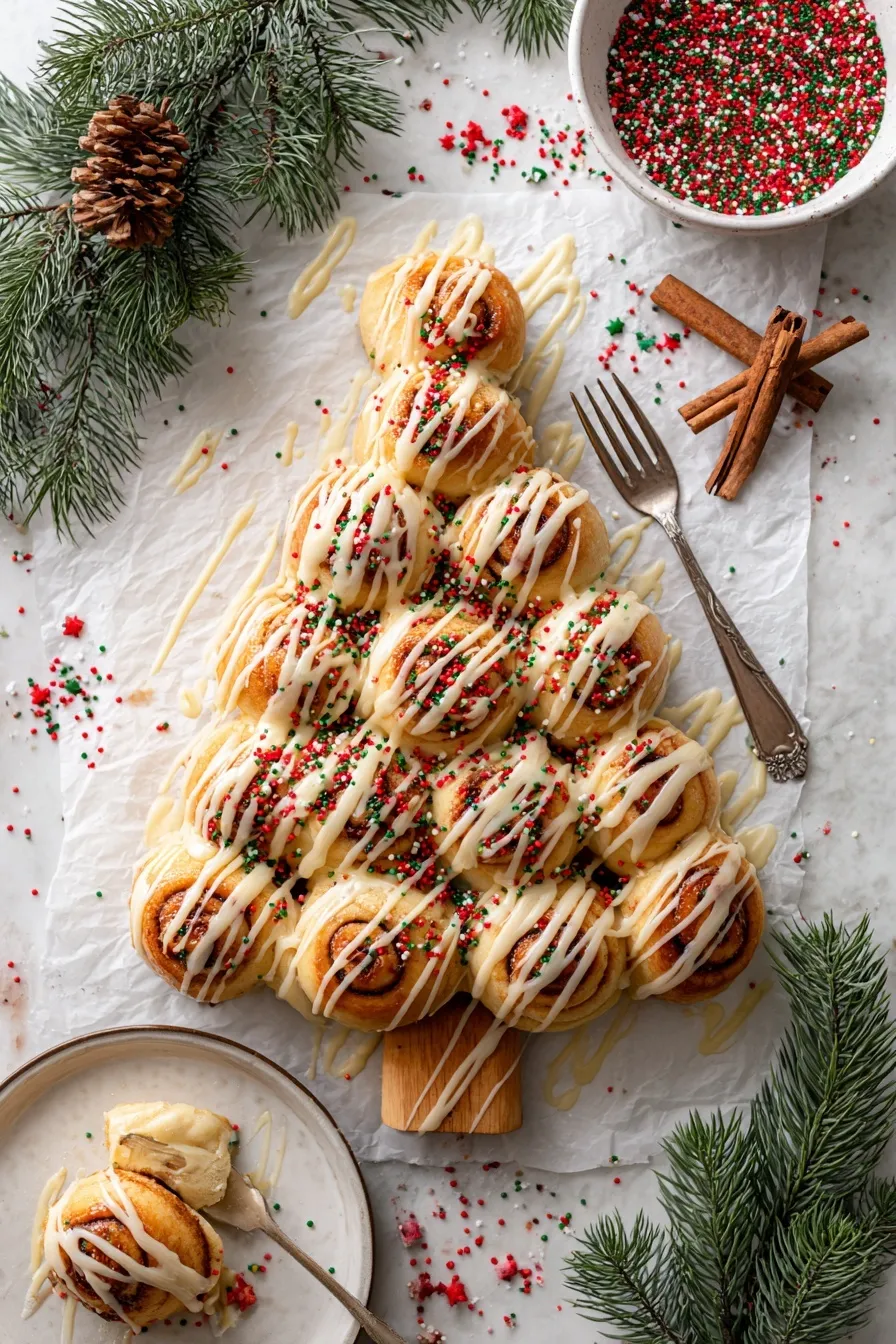 5-Minute Christmas Cinnamon Rolls