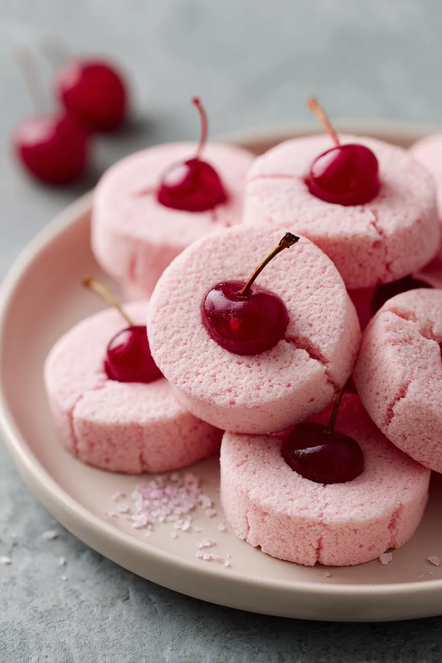 Almond Cherry Cookies