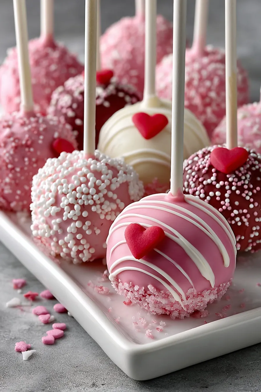 Valentine's Day Oreo Pops