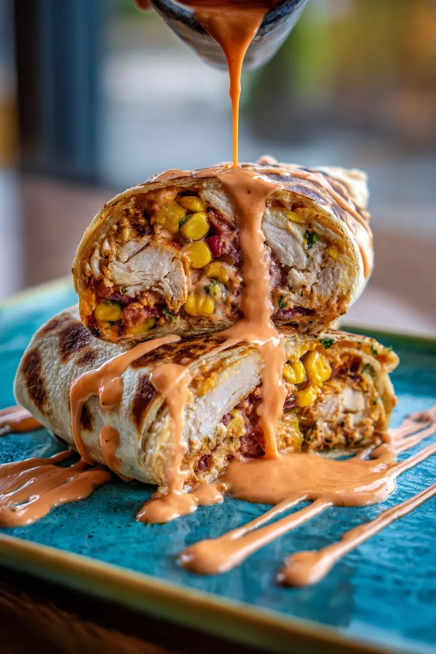Southwest Chipotle Chicken Wraps