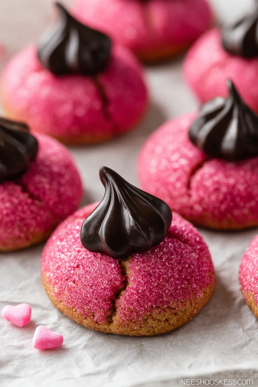 Strawberry Kiss Cookies