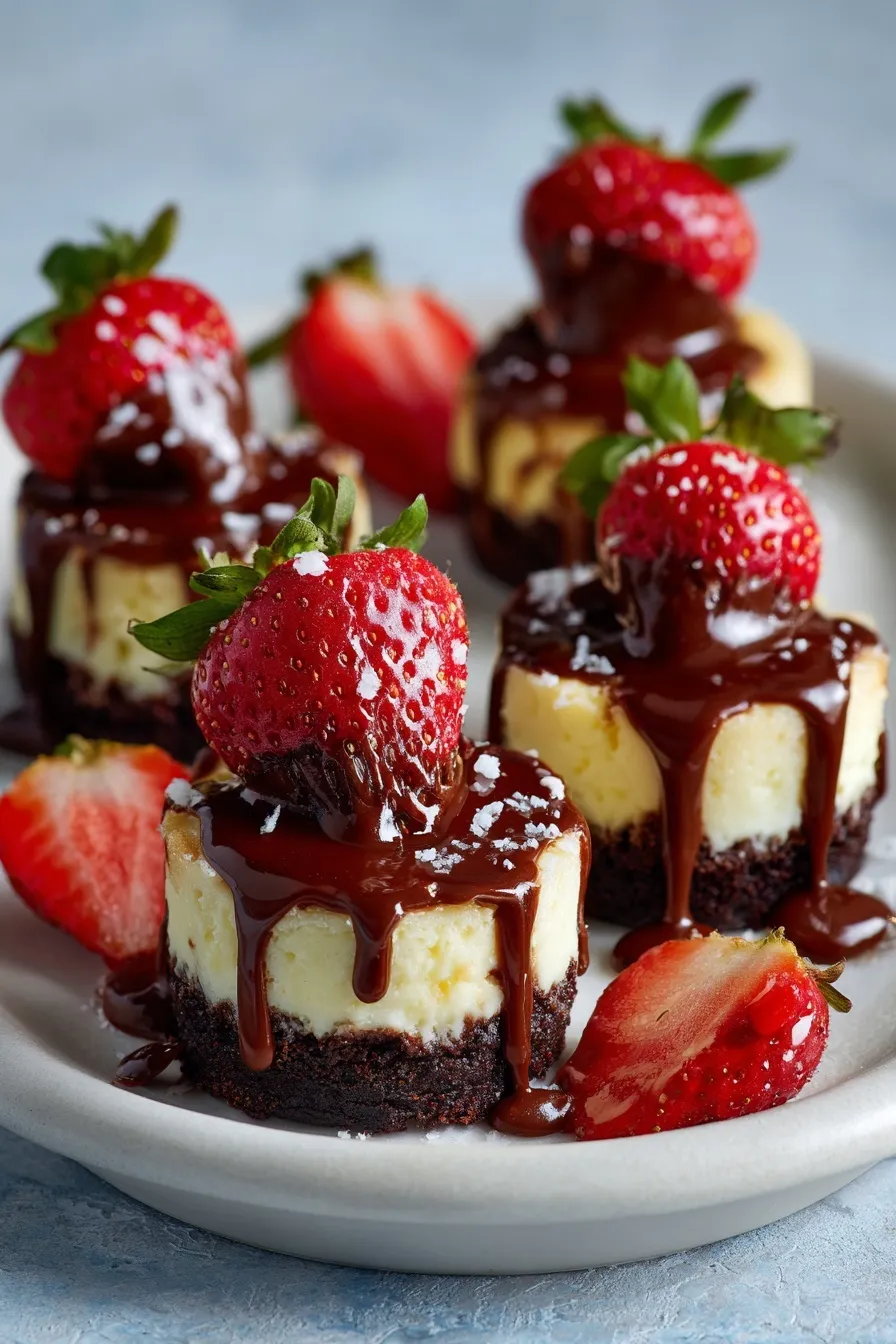 Chocolate Strawberry Cheesecake