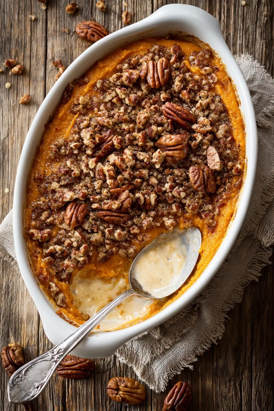 Butter Pecan Sweet Potato Casserole