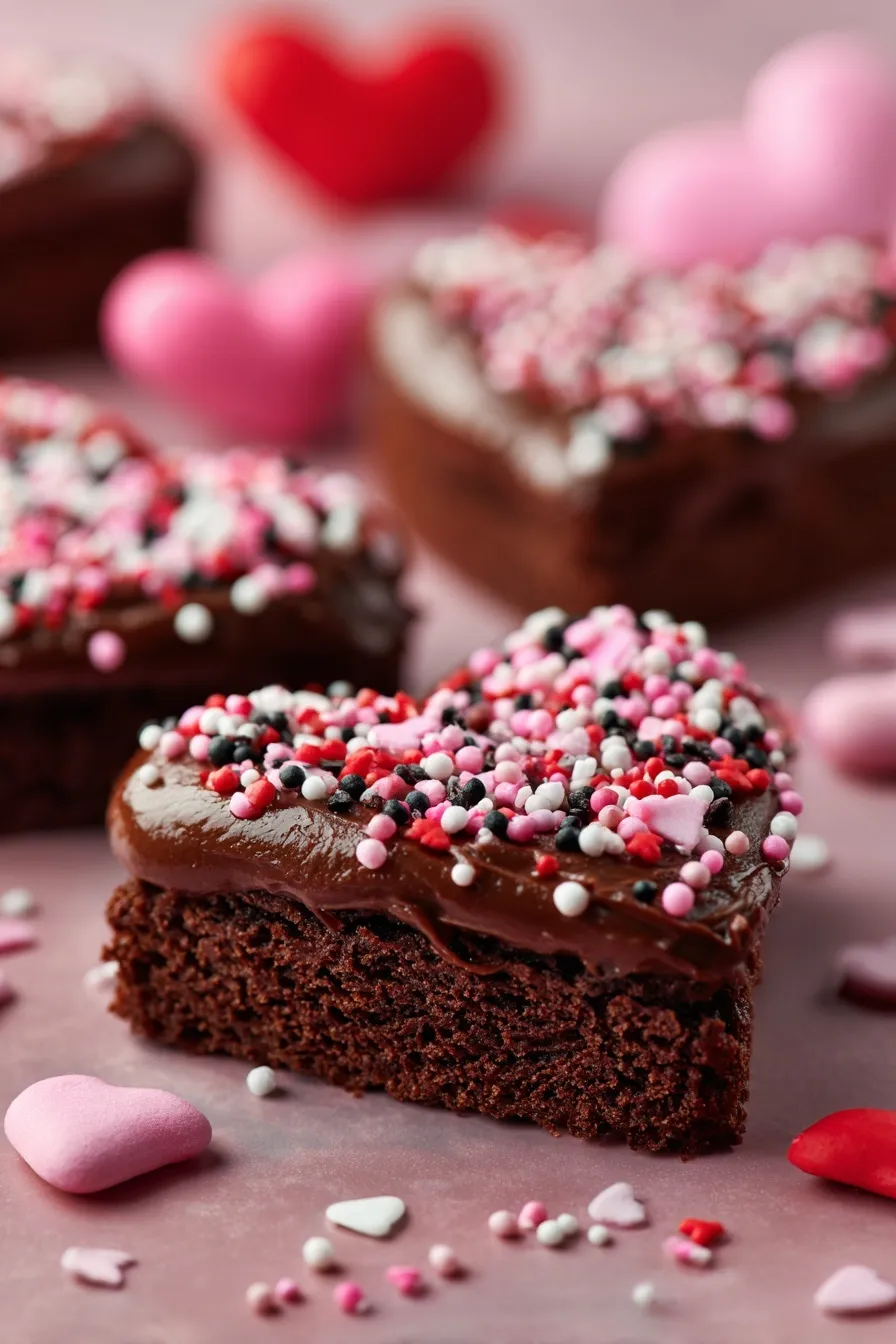 Chocolate Brownie Hearts
