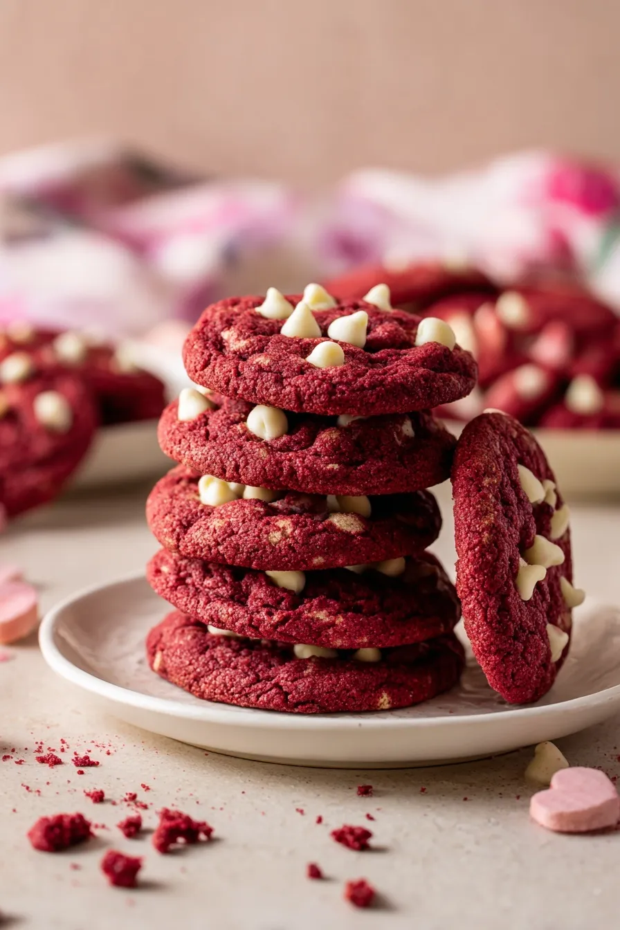 Cake Mix Red Velvet Cookies