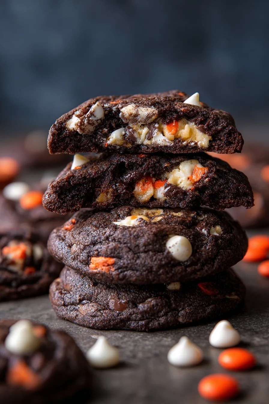 Bakery-Style Triple Chocolate Cookies