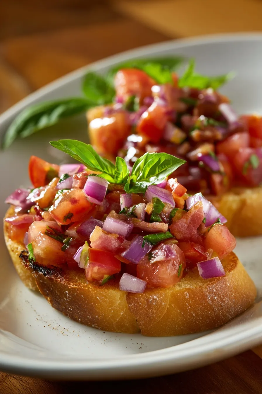 Heart-Shaped Bruschetta