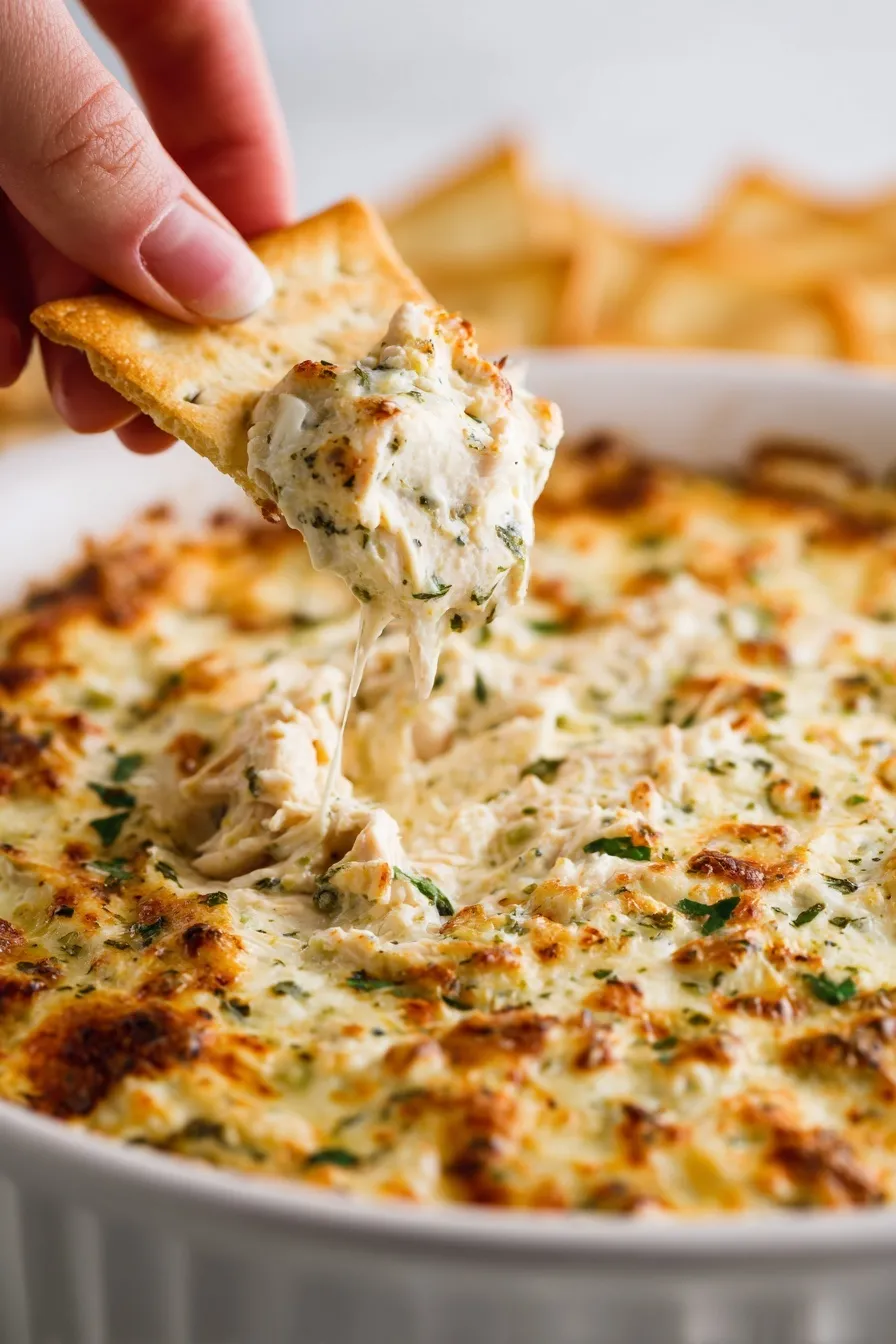 Crockpot Buffalo Chicken Dip