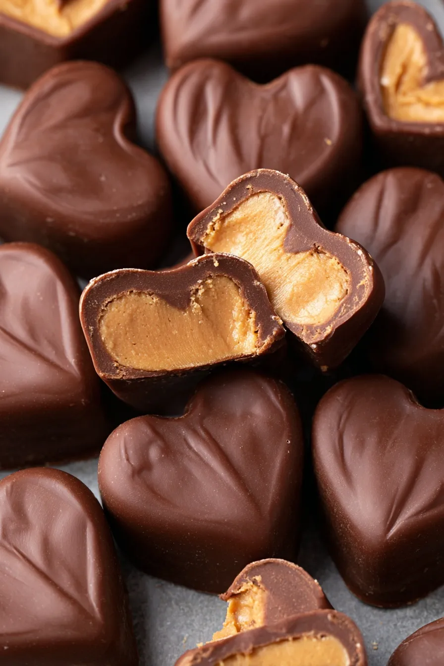 Peanut Butter Valentine Hearts
