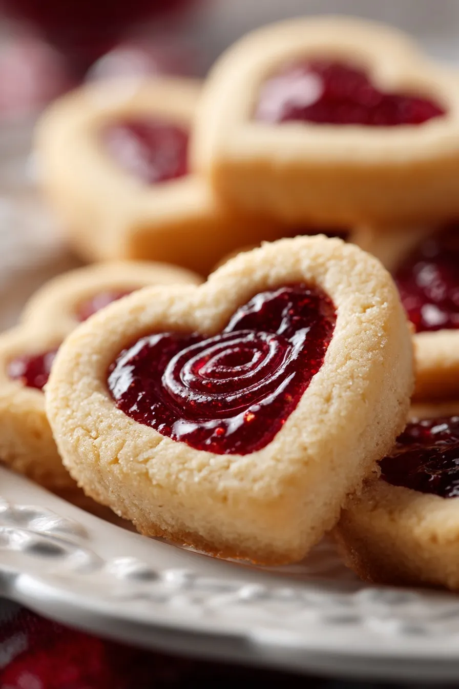 Heart Jam Cookies