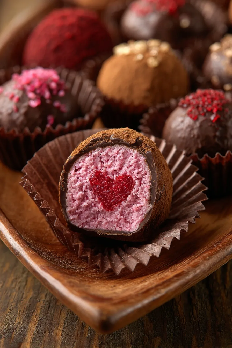Raspberry Truffles