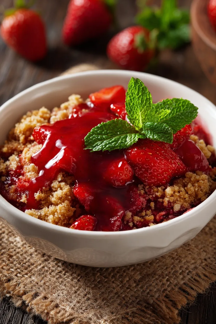 Fresh Strawberry Cobbler