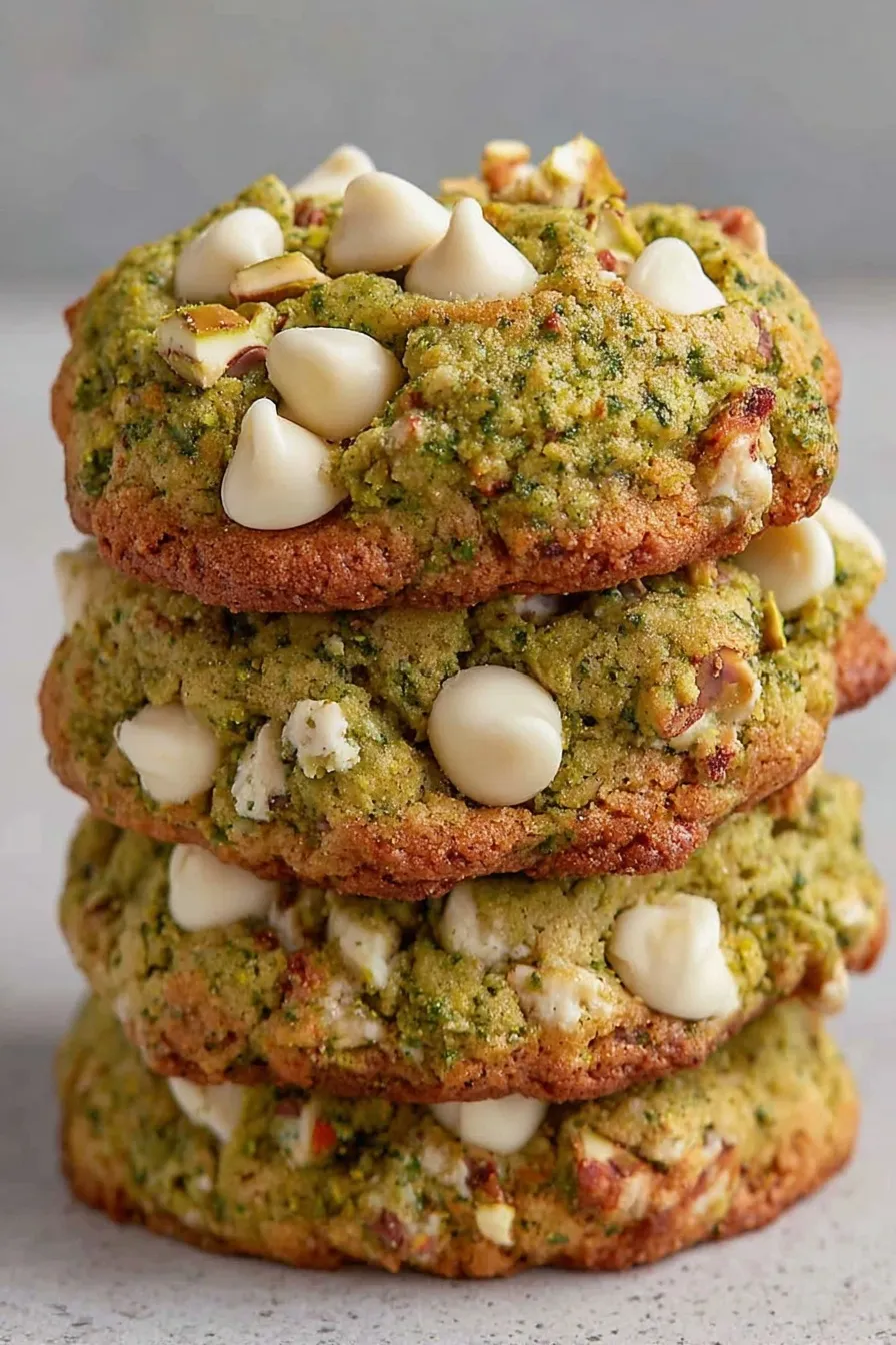 Pistachio Pudding Cookies