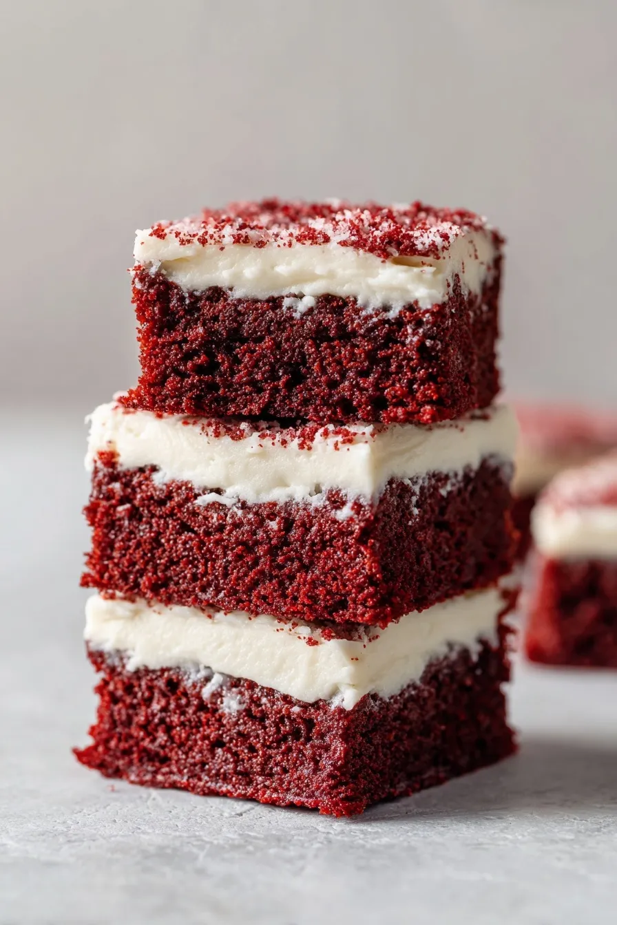 Red velvet brownies