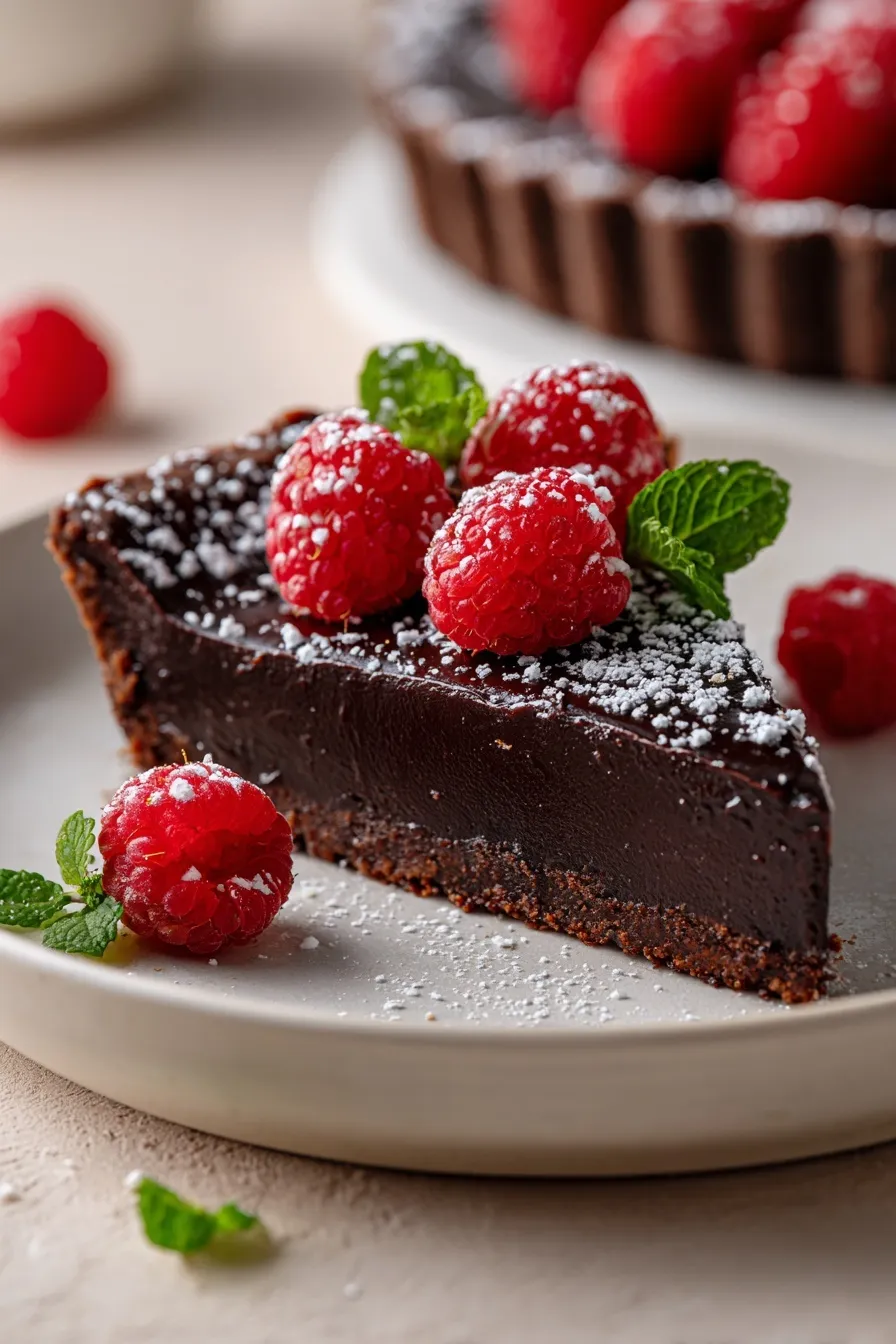 Chocolate Raspberry Tart