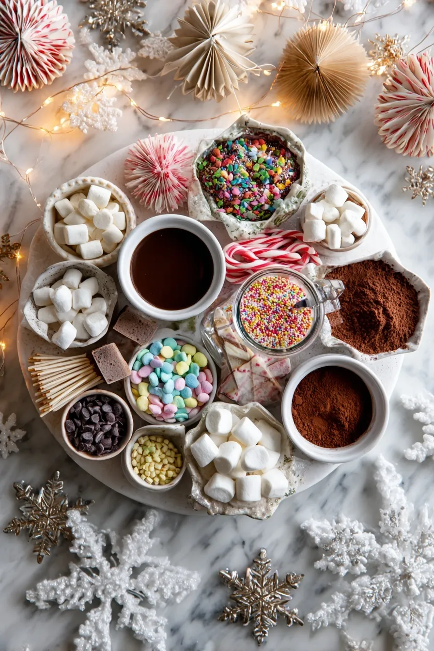 Hot Cocoa Charcuterie Board