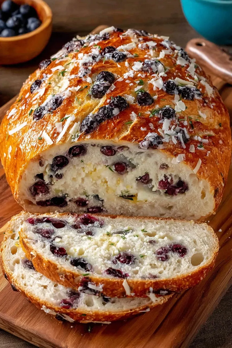 Lemon Blueberry Sourdough