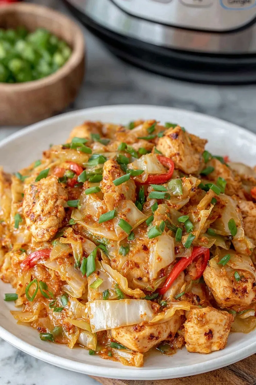 Slow Cooker Cabbage