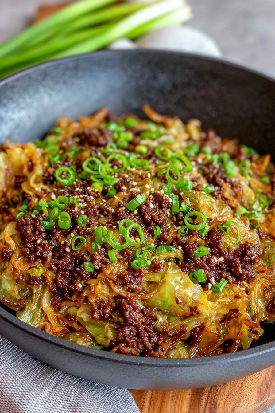 Mongolian ground beef