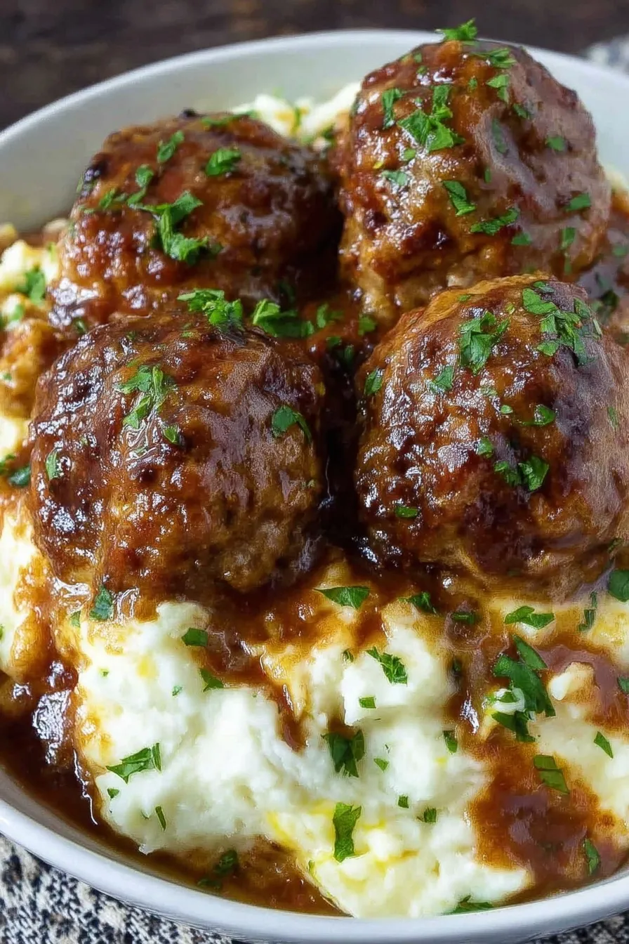 Salisbury Steak Meatballs