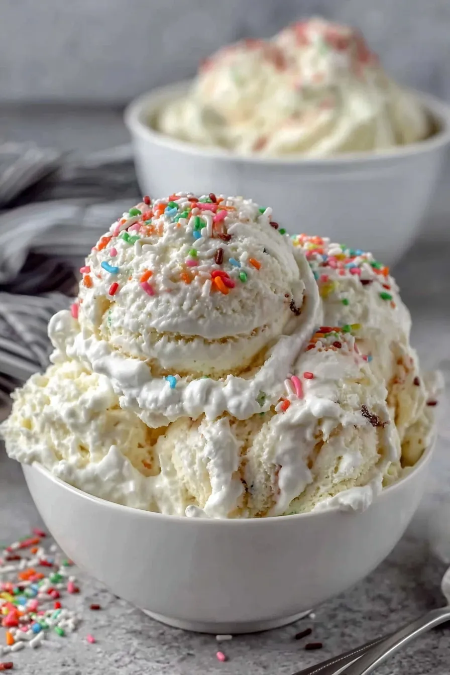 Snow ice cream