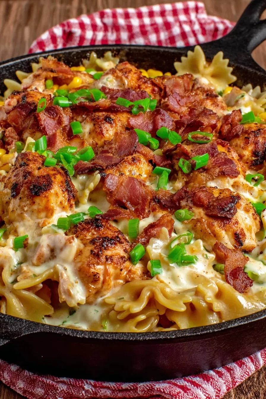 Creamy Chicken Corn Pasta